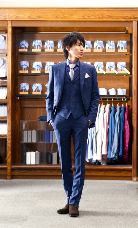 30代のスーツの着こなし 岡山のオーダースーツ専門店 ロードハウス