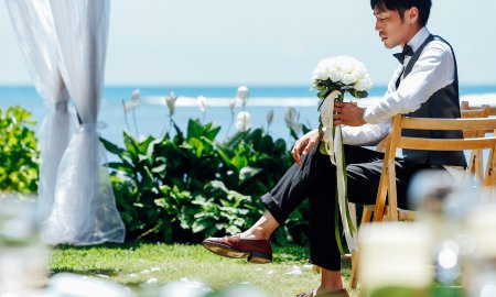 結婚式のリンクコーデ｜新郎新婦でおしゃれに魅せる新郎衣装最新トレンド