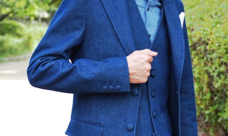 結婚式新郎のデニムスーツ選び方。シングルorダブル？
